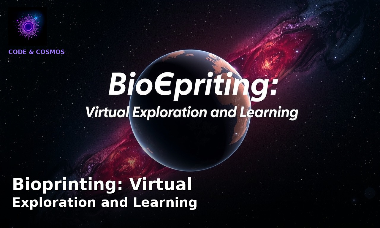 Bioprinting: Virtual Exploration and Learning