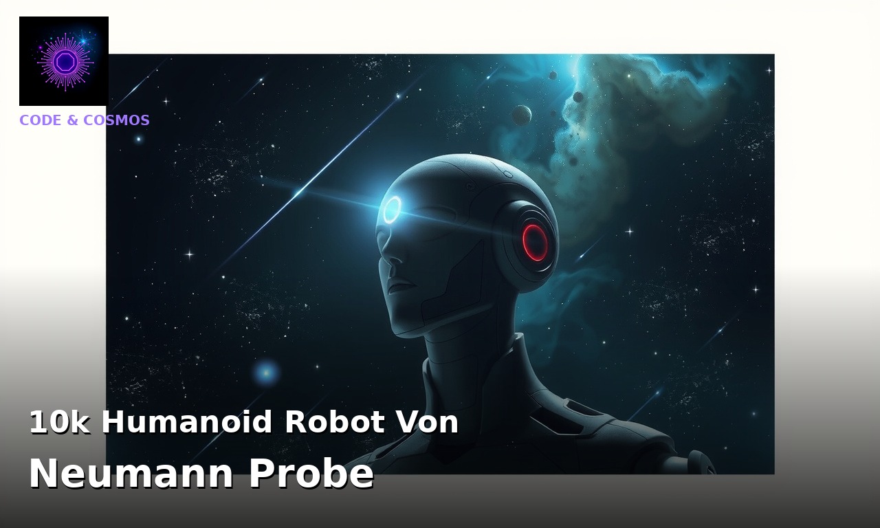 10k Humanoid Robot Von Neumann Probe