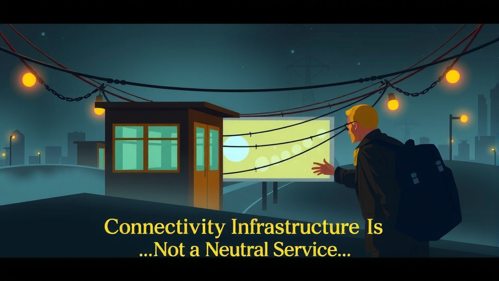Connectivity Infrastructure Is Not a Neutral Service